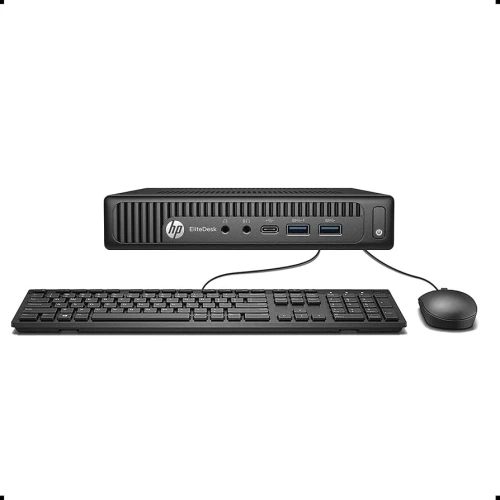 HP EliteDesk 800 G2 Mini PC Ultra Slim, Intel Core i7-8700T 2.8 GHz, 8GB DDR4, 256GB SSD, WiFi, BT, Win 10 Pro