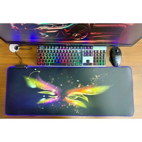 Gaming Mouse Pad RGB Luminous LED Size 800 X 300 X 4mm